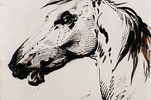 А. О. Орловский. Голова лошади. 1807