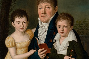 Неизвестный художник. Семейный портрет. 1830-е — 1840-е гг.