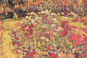 М. А. Демьянов. Цветник. 1911