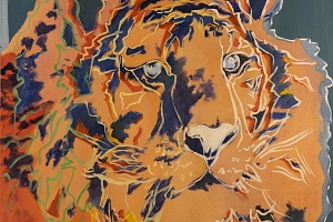 Амурский тигр. 1983. Студия Энди Уорхола. Частная коллекция