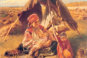 К. Е. Маковский. Жница. 1871