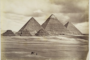 Феликс Бонфис. Пирамиды в Гизе. Египет, 1870—1890-е. РОСФОТО