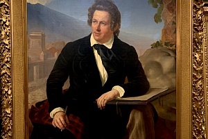 Ф. С. Завьялов. Портрет К. П. Брюллова. 1844 г.
