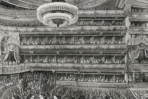 Зрительный зал Михайловского театра. 1860-е © Михайловский театр