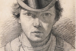 Иван Шишкин. Автопортрет. 1854. ГРМ