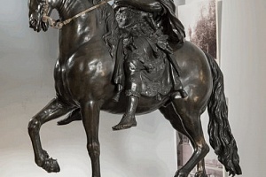 Модель конной статуи Петра I. По модели Б.-К.-Растрелли (?). Вторая половина XVIII века