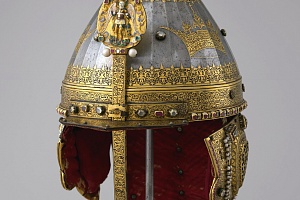 Шлем (Шапка Ерихонская) царя Михаила Федоровича. Москва, Оружейная палата, 1621. Музеи Московского Кремля