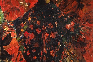 Ф. А. Малявин. Бабы (Зеленая шаль). 1914