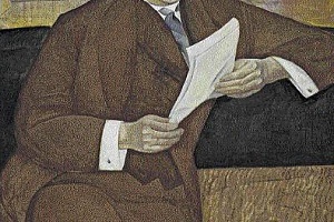 Б. Григорьев. Портрет С. И. Молло. 1917. ГРМ