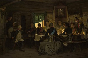 Кившенко А. Д. Военный совет в Филях в 1812 году. 1880