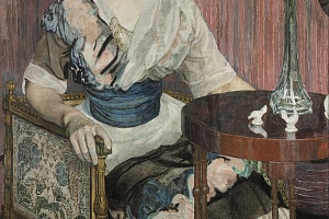 А. Я. Головин. Женский портрет. 1900. Государственная Третьяковская галерея