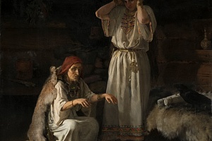М. П. Клодт. Кольдунья. 1891
