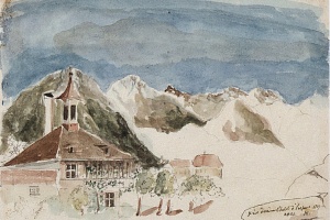 Инсбрук. Вид близ гостиницы. 20 сентября 1839. ГРМ