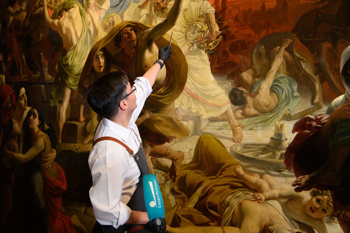 Комплексная реставрация картины “Последний день Помпеи”