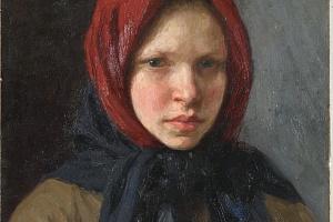 Портрет девушки. 1880е гг. ГРМ